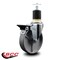 Service Caster 5'' Semi Steel Swivel 1-7/8'' Expanding Stem Caster with Brake SCC-EX20S514-SSS-PLB-178 - alternate 3